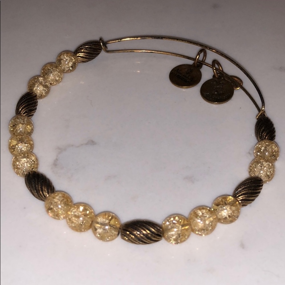 Alex And Ani Set Of 5 Stackable Bangles - image 5